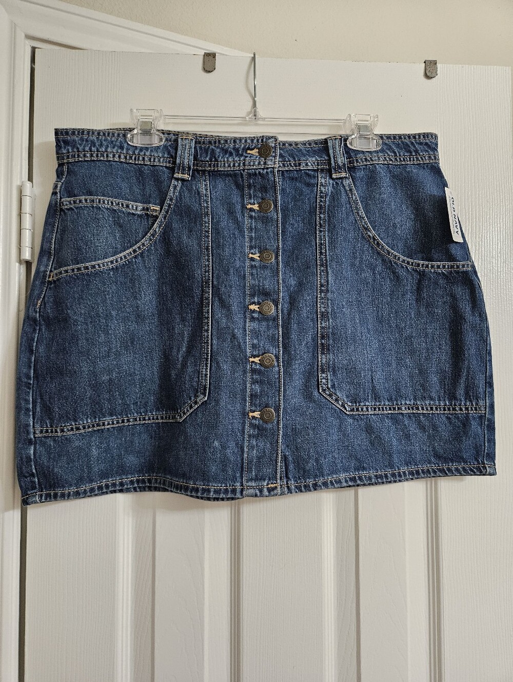 Old Navy Denim Mini Skirt With Pockets